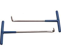 BGS 8440 Jeu de crochets pour caoutchouc d'échappement, 2 pcs.