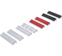 BGS 8442-1 | Jeu de mors de protection pour étau | aluminium | 125 mm | 8 pièces