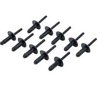 BGS 8463-4 | Rivet pop plastique pour art. 8463 | 6,3 x 25,2 mm | 10 pièces