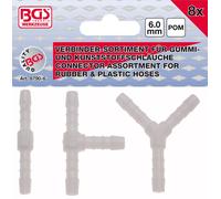 BGS 8790-6 Assortiment de raccords de tuyaux, 6 mm