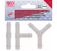 BGS 8790-8 Assortiment de raccords de tuyaux, 8 mm