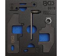 BGS Insert servante d'atelier 1/6 BGS 8978 Coffret de calage pour PSA, Toyota 1.0/1.2 VTi