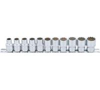 BGS technic Jeu de douilles 9107 – 12,5 mm (1/2") douze pans 10–21 mm 11 pièces