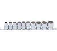 BGS 9114 | Jeu de Douilles, douze pans | 12,5 mm (1/2") | en pouce | 10 pièces