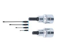 BGS 9135 | Jeu de leviers | 4 pièces & 6455 | Jeu de douilles d’écartement de serrage de jambe de force | 12,5 mm (1/2") | 5 x 7 mm & 5,5 x 8,2 mm | 2 pièces