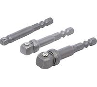 BGS 9162 | Jeu d’adaptateurs à bascule de perceuse | 6,3 mm (1/4") | 3 pièces