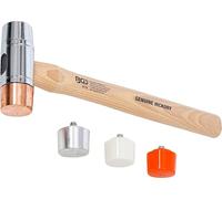 BGS technic Maillet 9176 - 5 têtes interchangeables Ø 35 mm manche Hickory