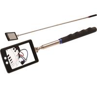 BGS 9302 Miroir d'inspection télescopique à LED, 285 - 870 mm