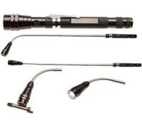 BGS 9303 2-IN-1 Lampe LED extensible avec levier magnétique