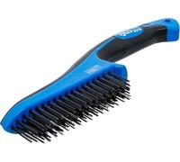 BGS 9316 | Brosse acier à poignée plastique | 282 mm