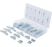 BGS technic KG – Assortiment de masses d'équilibrage 5–55 g pour roue acier/tôle – 36 pièces