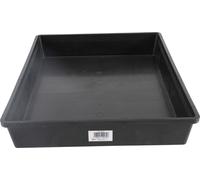 BGS 9474 | Bac de rétention | 18 l | Bac polyvalent | Bac de rétention universel | Bac en plastique | pour huile, liquides de refroidissement, liquides, etc.
