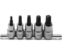 BGS 9756 | Jeu de douilles à embouts | 10 mm (3/8") | profil carré (pour MTS-Mortorq) MTS0 - MTS04 | 5 pièces