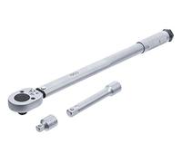 BGS 98 | Clé dynamométrique + adaptateur + rallonge | mâle 12,5 mm (1/2") | 28-210 Nm