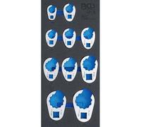 BGS technic BGS Insert de servante d'atelier 1/3 : Jeu de clés crowfoot à tuyauter 10 mm (3/8") / 12,5 mm (1/2") / 20 mm (3/4") 10 pièces Quantité:1