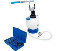 BGS 9991 | Appareil de remplissage de boite de vitesse avec pompe main | avec système de retour | avec 8 adaptateurs | 7 l