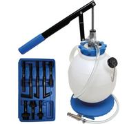 BGS 9992 Dispositif de remplissage d'huile de transmission avec pompe manuelle, 7 litres, avec 8 adaptateurs