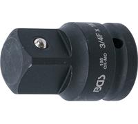 BGS technic Adaptateur de clé à douille à choc BGS 195 – femelle 20 mm (3/4") / mâle 25 mm (1")