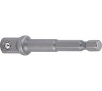 BGS technic BGS Adaptateur pour perceuses empreinte six pans mâle 6,3 mm (1/4") sur carré mâle 10 mm (3/8") Quantité:1