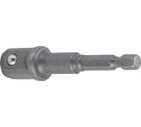 BGS Adaptateur pour perceuses entraînement hexagonal 6,3 mm (1/4") / sortie carré mâle 12,5 mm (1/2") - 9685-3