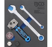 BGS 6683 | Insert de servante d'atelier 1/6 :Presse à collets | DIN 4,75 mm (3/16")
