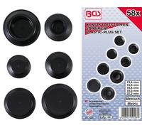 BGS Assortiment de bouchons en plastique 9406, 58 pcs.