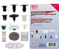 BGS Assortiment de clips d'habillage pour véhicules VW 255pcs - 8129
