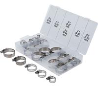 BGS technic BGS Assortiment de colliers de serrage inoxydable Ø 16 - 38 mm 26 pièces Quantité:1