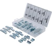 Assortiment de Masses / Plombs équilibrage 5 à 55 g pour roue acier/tôle - 36 pièces