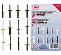 BGS Assortiment de rivets en plastique pour GM / BMW / Chrysler / VW / Ford 235pcs - 9054