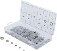 BGS 74249 | Assortiment d’écrous six pans | acier inoxydable | 300 pièces