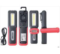 BGS BGS9651 Lampe De Travail LED COB 3W Rechargeable Rouge 1 Unité