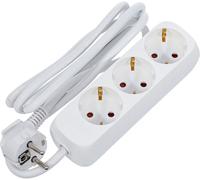 BGS Bloc multiprise 3x câble d'alimentation 1,4 m 3x 1,5 mm² IP 20 - 3368