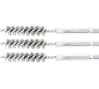 BGS Brosse en acier 11 mm entraînement hexagone extérieur 6,3 mm (1/4") 3pcs - 3078-11-S