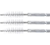 BGS Brosse en nylon 14 mm entraînement hexagone extérieur 6,3 mm (1/4") 3pcs - 3078-14-N