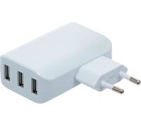 BGS Chargeur universel USB 3 ports USB max 3.4 A total max 2.4 A / USB 110 - 240 V - 3377