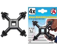 BGS n Croix Pour Mandrin DIY | Universel | Ø 4 / 5,5 / 6 / 7 Mm - 8625