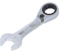 BGS Clé mixte à cliquet | courte | réversible | 17 mm
