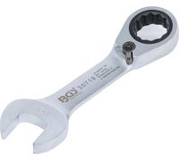 BGS Clé mixte à cliquet | courte | réversible | 19 mm