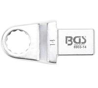 BGS Clé polygonale à piquer - 14 mm - empreinte 14 x 18 mm 6903-14