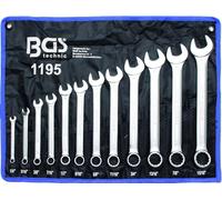 BGS technic Clés mixtes pouces (SAE) – Jeu de 12 – Acier chrome‑vanadium