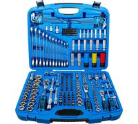 BGS technic BGS Coffret de Douilles à profil ondulé 6,3 mm (1/4") / 10 mm (3/8") / 12,5 mm (1/2") 218 pièces Quantité:1