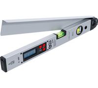 BGS Comparateur d'angles LCD numérique avec niveau à bulle | 450 mm