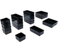 BGS technic Compartiments de rangement en matière plastique pour servante d’atelier 17 pièces Kraftmann Quantité:1