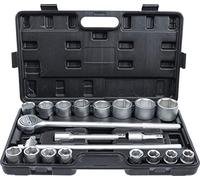 BGS Diy 1202 | Coffret de douilles | 20 mm (3/4") | 19-50 mm | 20 pièces