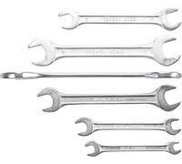 BGS Diy 1234 - Jeu de clés plates doubles | 6 x 7-18 x 19 mm - 6 pièces