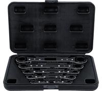 BGS Do It Yourself Jeu de clés polygonales à cliquet | 6 x 8 - 19 x 22 mm | 5...