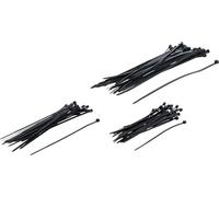 BGS technic KG Assortiment de colliers plastique BGS Diy 1789 noir 100–200 mm 75 pièces