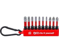 BGS Diy 20818 | Jeu d'embouts de torsion | entraînement six pans mâle 6,3 mm (1/4") | 10 pcs.