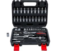 Kraftmann BGS Do It Yourself Coffret de douilles 6,3 mm (1/4") 46 pièces